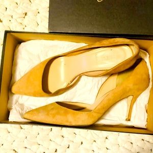 JCrew Camel Kitten Heels